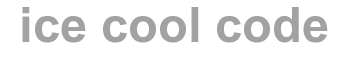 Ice Cool Code Web Design